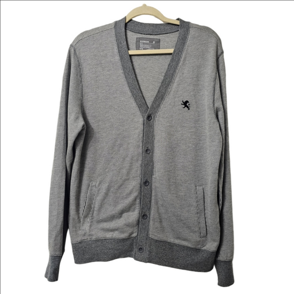Express Other - Express Gray Men's Cardigan